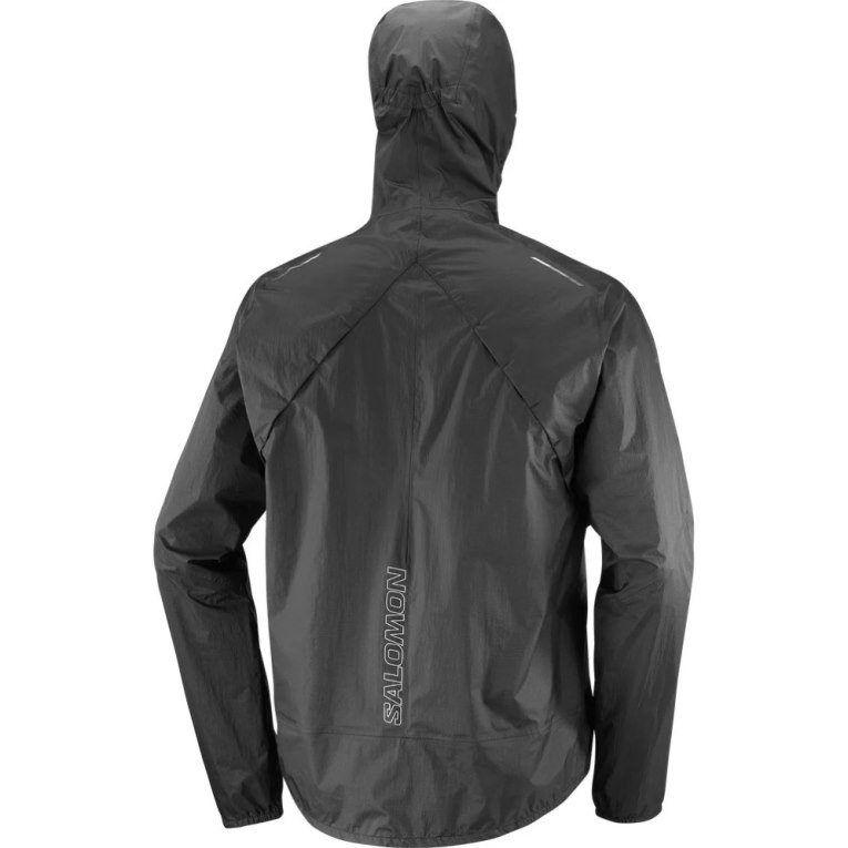 Black Salomon Bonatti Waterproof Men's Shell Jackets | PH 85391A